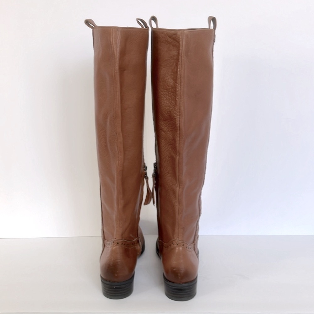 Sam Edelman Women's Prina Soft Brown Leather Tall Riding Boots Shoes Size 6M New - Picture 4 of 9